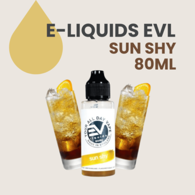 EVL Sun Shy, e-liquids EVL, sin nicotina