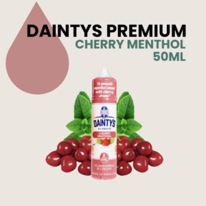 Liquido Cherry Menthol, Dainty's Premium, sin nicotina