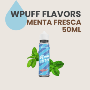 Liquideo Wpuff Flavors Menta fresca, E-liquido Menta fresca, sin nicotina