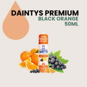 Liquido Black Orange, Dainty's Premium, sin nicotina