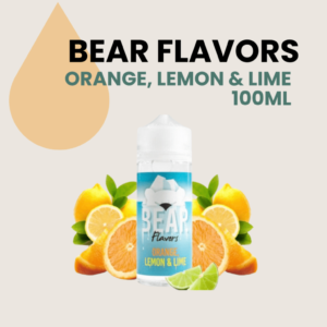 Bear Flavors Orange, lemon y lime, Liquido bear flavors