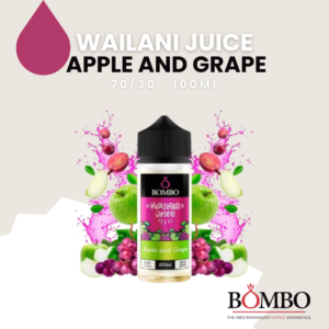 Bombo Wailani Juice Apple And Grape, Bombo eLiquids, Sin nicotina