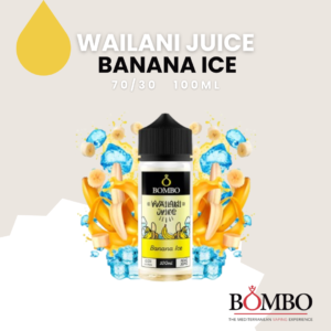 Bombo Wailani Juice Banana Ice, Bombo eLiquids, Sin nicotina