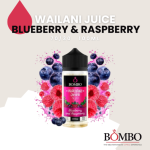 Bombo Wailani Juice Blueberry y Raspberry, Bombo eLiquids, Sin nicotina