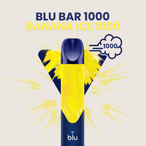 Blu bar 1000 Banana Ice, Bar blu, Bar blu 1000, Con y sin nicotina