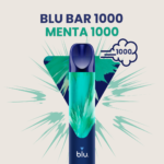 Blu bar 1000 Menta, Bar blu, Bar blu 1000, Con y sin nicotina