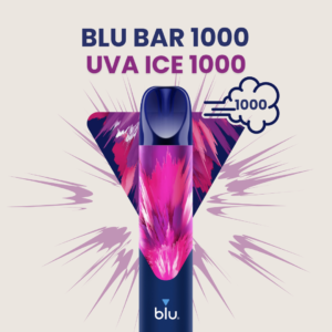 Blu bar 1000 Uva Ice, Bar blu, Bar blu 1000, Con y sin nicotina