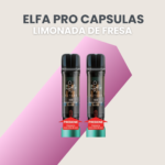 Cápsulas Elfa pro Pink lemonade, Cápsulas Elfa Pro Limonada de Fresa - Cápsulas desechables con sabor refrescante de limonada de fresa, alta producción de vapor y diseño antifugas. Capsula Elfa PRO Limonada de Fresa