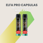 Cápsulas Elfa pro Apple Peach , Capsula Elfa PRO Melocoton de Manzana Cápsulas Elfa Pro Melocotón de Manzana - Cápsulas desechables con sabor dulce y refrescante de melocotón y manzana, alta producción de vapor y diseño antifugas