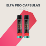 Cápsulas Elfa pro Watermelon, Capsula Elfa PRO Sandia Cápsulas Elfa Pro Sandía - Cápsulas desechables con sabor refrescante de sandía, alta producción de vapor y diseño antifugas.