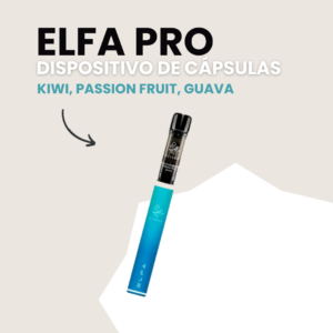 Elfa Pro Kiwi Passion y Guava - Vape desechable con sabor a kiwi, maracuyá y guayaba, 1500 caladas, diseño elegante y tecnología avanzada.