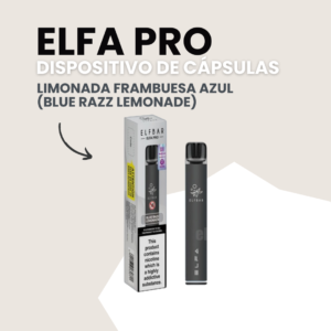 Elfa Pro Blue Razz Lemonade - Vape desechable con sabor a limonada de frambuesa azul, 1500 caladas, diseño elegante y tecnología avanzada.