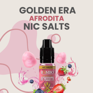 Sales de nicotina Afrodita, Bombo Golden Era, By Bombo E-liquids