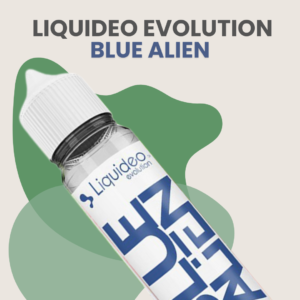 Liquideo evolution Blue Alien, e-líquido Blue Alien, Con nicotina