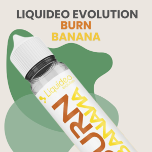 Liquideo evolution Burn Banana, e-líquido Burn Banana, Con nicotina