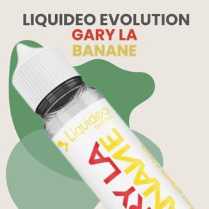 Liquideo evolution Gary La Banana, e-líquido Gary La Banana, Con nicotina