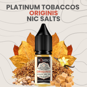 Sales platinum tabaco Originis, Bombo Nic Salts, Con nicotina