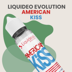 Liquideo evolution American Kiss, e-líquido American Kiss, Con nicotina