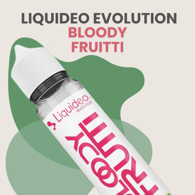 Liquideo Evolution Bloody Frutti, E-Líquido Bloody Frutti, Con Nicotina