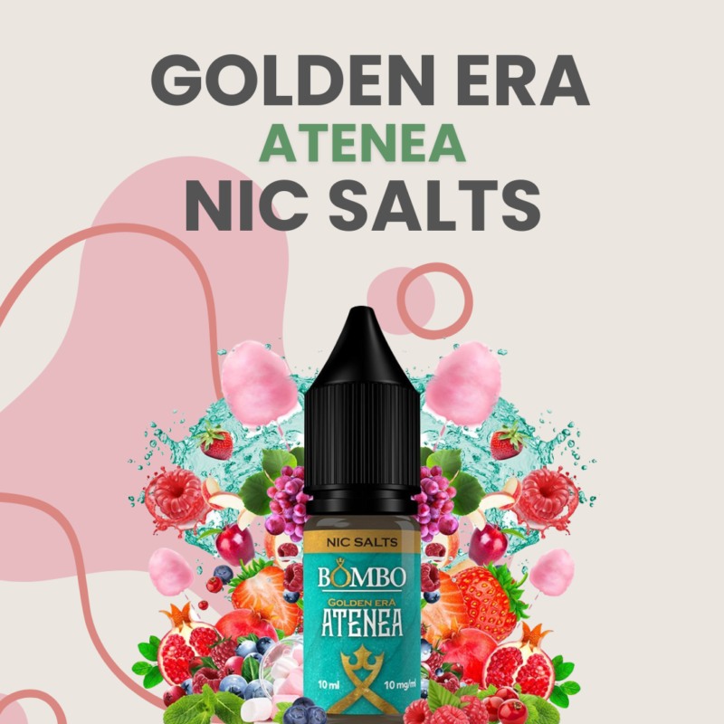 Sales De Nicotina Atenea, Bombo Golden Era, By Bombo E-Liquids