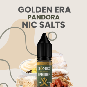 Sales de nicotina Pandora, Bombo Golden Era, By Bombo E-liquids