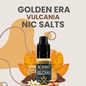 Sales de nicotina Vulcania, Bombo Golden Era, By Bombo E-liquids