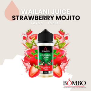 Bombo Wailani Juice Strawberry Mojito, Bombo eLiquids, sin nicotina