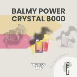 Balmy Power Crystal Pink Lemonade, balmy go cristal, sin nicotina