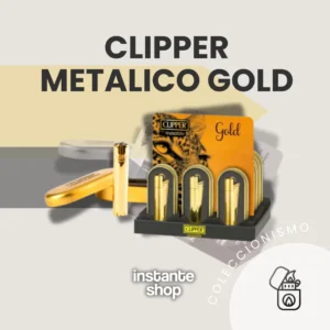 CLipper Metálico Gold