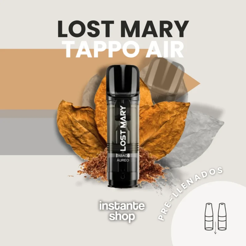 Cápsulas Lost Mary Tappo Air Golden Tobacco