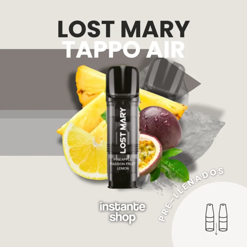 Cápsulas Lost Mary Tappo Air Pineapple Passion Lemon