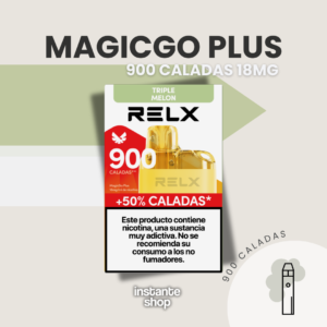 Triple Melon Relx - 900 Caladas con Sabor Dulce y Refrescante | Tecnología Avanzada 🍈🍉❄️