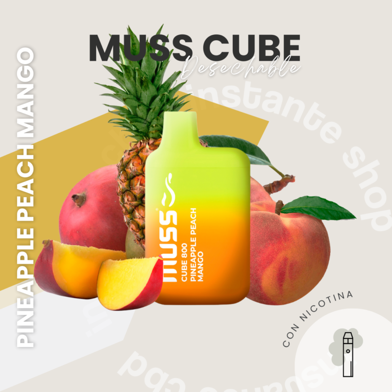 Muss Cube 800 Pineapple Peach Mango 🍍🍑🥭