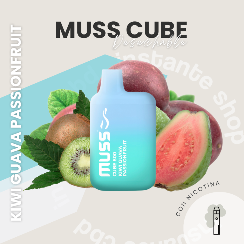 Muss Cube 800 Kiwi Guava Passion Fruit 🥝🌴