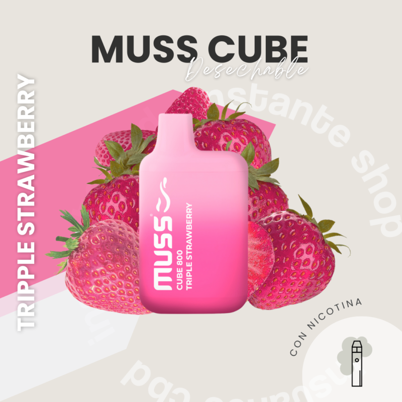 Muss Cube 800 Triple Strawberry 🍓🍓🍓