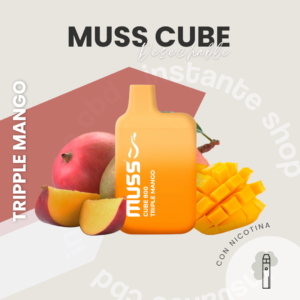 Muss Cube 800 TRIPLE MANGO 🥭🥭🥭