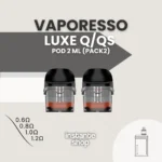 VAPORESSO LUXE Q/QS - Resistencia y Cartucho de Recambio 0.6 Ω, 0.8 Ω, 1.0 Ω, 1.2 Ω | Vapeo de Alta Calidad