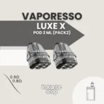 POD Vaporesso Luxe X 0.6 Ω y POD Vaporesso Luxe X 0.8 Ω