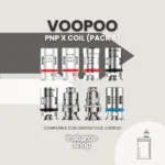 "VOOPOO PnP X Coil Pack x5 - Resistencia Original para Vapeo