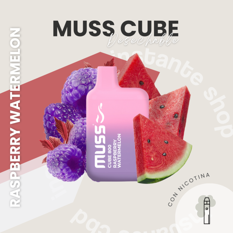 Muss Cube 800 Raspberry Watermelon 🍉🍓