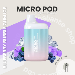 Pod Desechable Blueberry Bubblegum Ice Micro Pod 🫐🍬 20mg