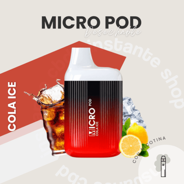 Pod Desechable Cola Ice Micro Pod 20mg ð¥¤❄️