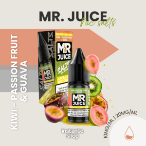 Mr Juice Salts Kiwi Passion Fruit Guava