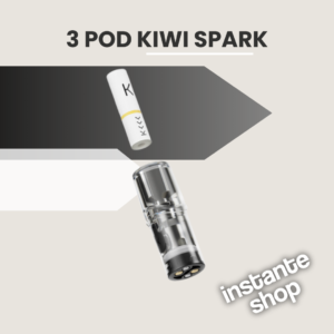 Cartucho Kiwi Spark - 8ohms - Kiwi Vapor - Pack 3