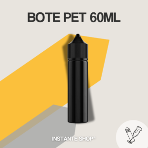 Bote PET Negro 60ml