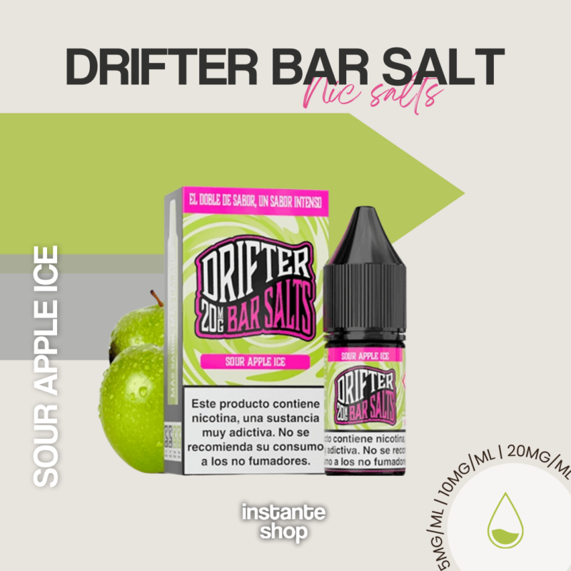 Drifter Bar Salts Sour Apple Ice