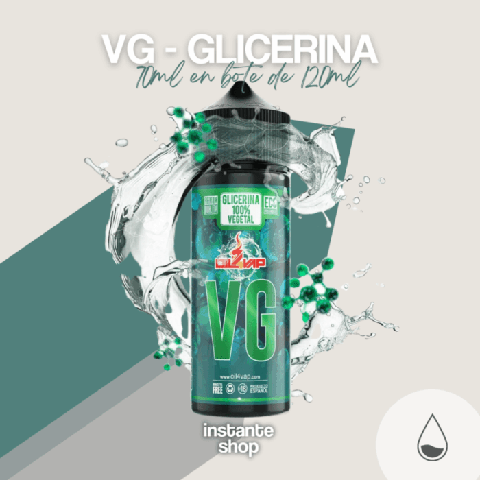 O4V - Glicerina 70ml - en bote de 120ml