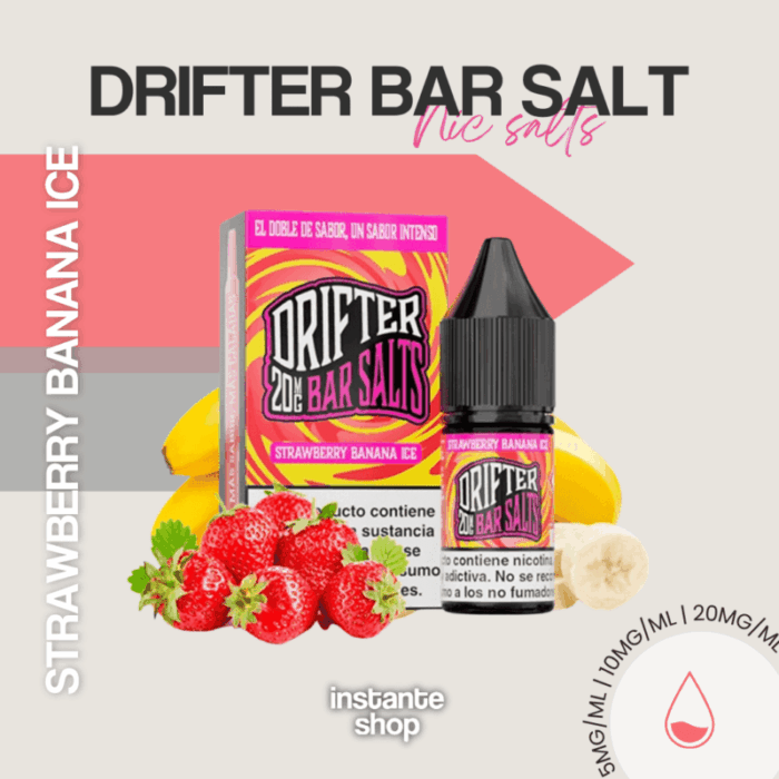 Drifter Bar Salts Strawberry Banana Ice