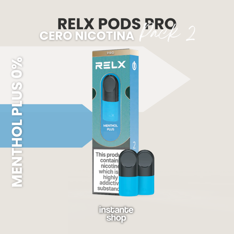 Cápsula Menthol Plus Relx (Pack 2) – 0Mg 1 Cápsula Menthol Plus Relx (Pack 1) – 0Mg