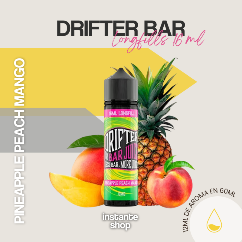 Longfills Drifter Bar Pineapple Peach Mango 16Ml